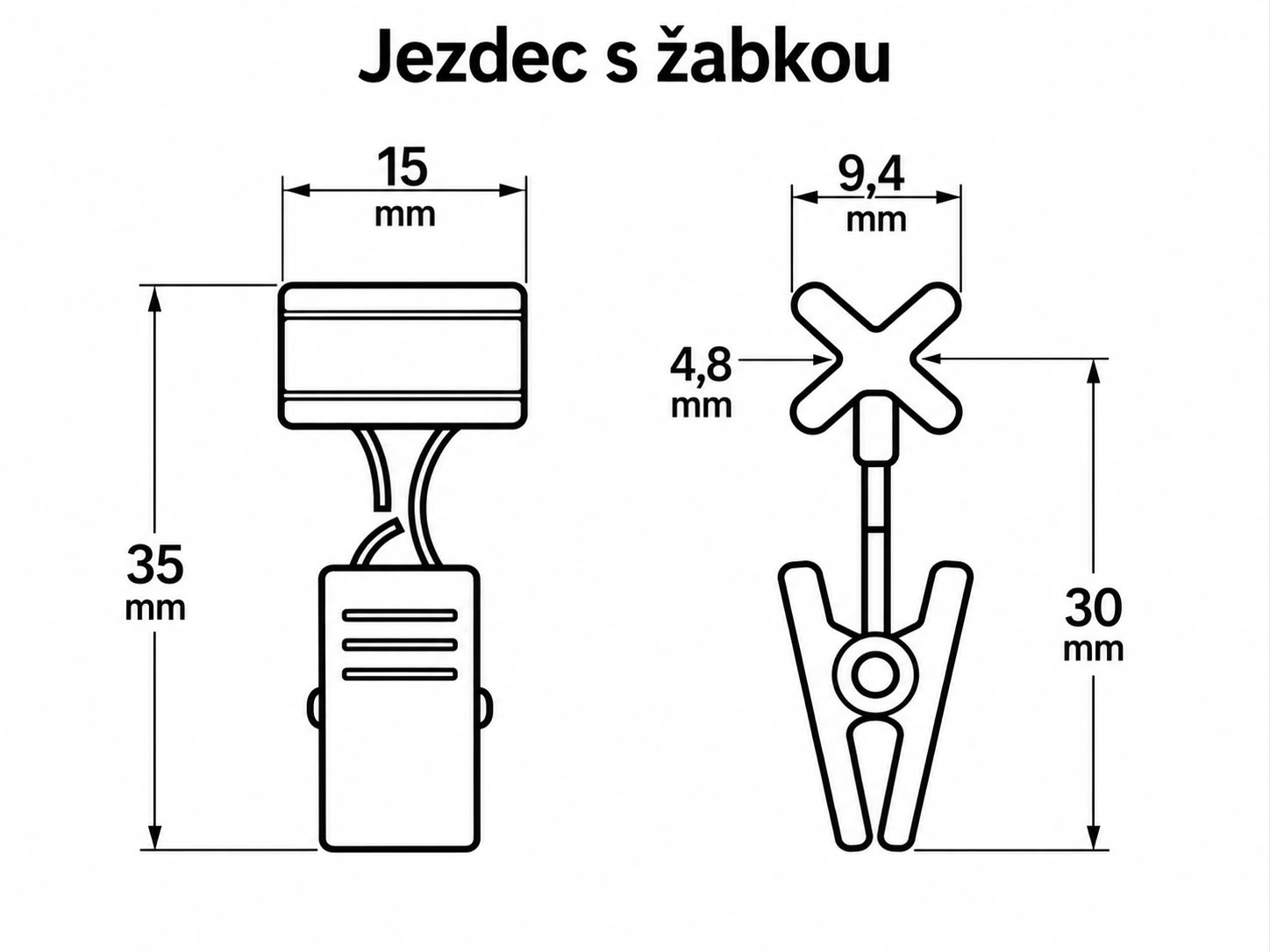 jezdec s žabkou